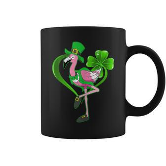 Irish Flamingo Green Saint Patrick Day 2023 Lucky St Pattys Coffee Mug | Mazezy