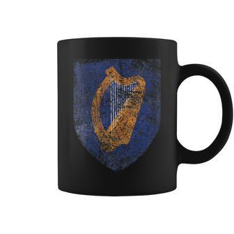 Irish Pride Coat - Of Arms Of Ireland Heritage Celtic Coffee Mug | Mazezy