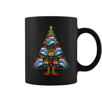 Irrawaddy Dolphin Santa Hat Christmas Tree Xmas Pajama Coffee Mug | Mazezy