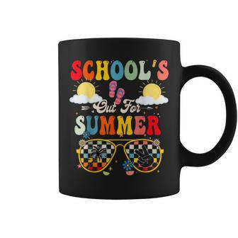 Is It Summer Break Yet Lunch Lady Last Day Of School Groovy Coffee Mug - Seseable