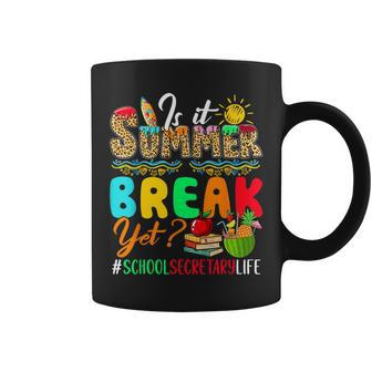 Is It Summer Funny Break Yet Costume School Secretary Lover Coffee Mug | Mazezy