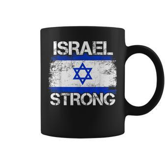 Israel Strong Flag Support I Stand With Israel Coffee Mug - Monsterry AU