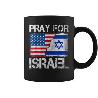 Israel Strong Pray For Israel Us Israel Flag Coffee Mug - Monsterry