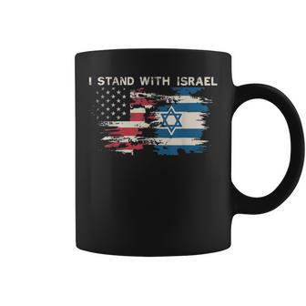 Israeli Flag Jewish Star Of David I Stand With Israel Coffee Mug - Thegiftio UK