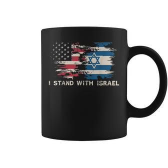 Israeli Flag Jewish Star Of David I Stand With Israel Coffee Mug | Mazezy DE