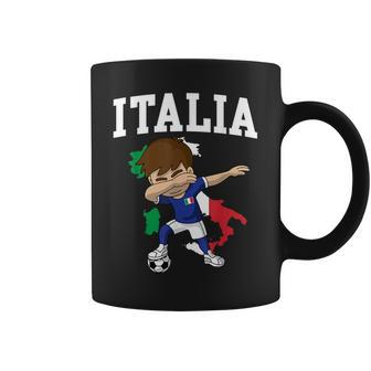 Italia Soccer Boy Italian Italy Flag Map Sports Team Coach Coffee Mug | Mazezy
