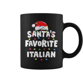 Italian Christmas Santas Favorite Funny Gift Xmas Coffee Mug | Mazezy