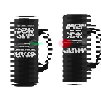 Italian Family - Funny Wooden Spoon Survivor Coffee Mug | Mazezy