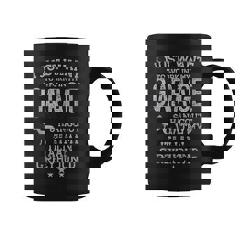 Italian Greyhound Dad Car Garage Hangout Men Coffee Mug | Mazezy