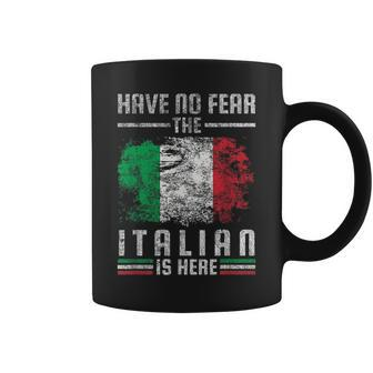 Italian Is Here Italy Flag Italian People Gift Coffee Mug | Mazezy