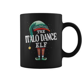 Italo Dance Elf Christmas Group Xmas Pajama Party Coffee Mug | Mazezy UK
