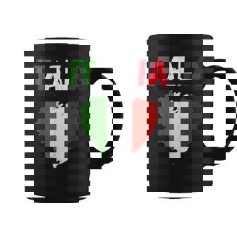 Italy Flag Holiday Italy Heart Italian Flag Coffee Mug | Mazezy