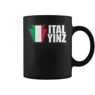 Italyinz For All Yinz Italian Yinzers In Pennsylvania Coffee Mug | Mazezy