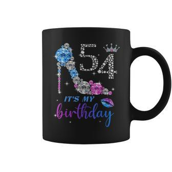 It's My 54Th Purple Shoe Crown Happy 54Th Birthday Coffee Mug - Monsterry CA