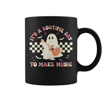 It's A Bootiful Day To Make Music Teacher Musician Halloween Coffee Mug - Seseable