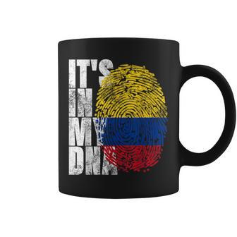 It's In My Dna Colombian Proud Hispanic Colombia Flag Coffee Mug | Mazezy