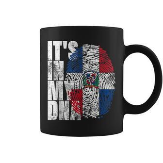 It's In My Dna Dominican Proud Dominican Republic Flag Coffee Mug | Mazezy