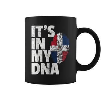 It's In My Dna Dominican Republic Flag Christmas Coffee Mug - Monsterry
