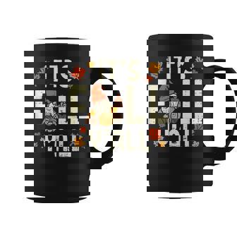 Its Fall Yall Gnome Pumpkin Halloween Thanksgiving Autumn Halloween Coffee Mug | Mazezy