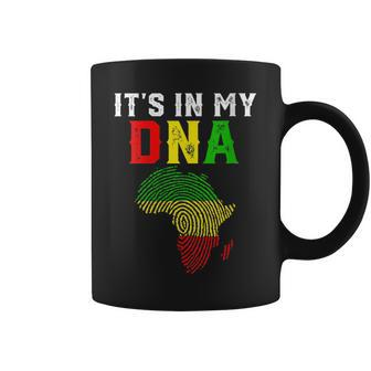 Its In My Dna Junenth Black Men Women Africa American Coffee Mug - Seseable