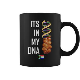 Its In My Dna T Funny South Africa Koeksister Braai Coffee Mug | Mazezy