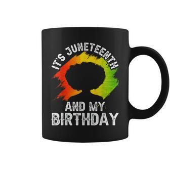 Its Junenth And My Birthday 1865 Africa Black American Coffee Mug | Mazezy