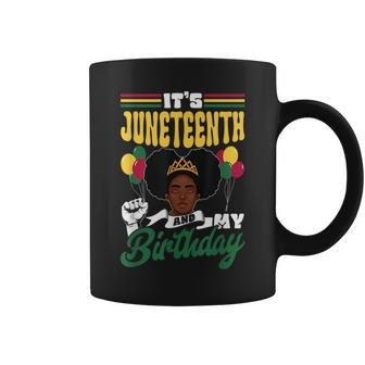 Its Junenth And My Birthday 1865 American African Black Coffee Mug | Mazezy
