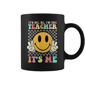 Its Me Hi Im The Teacher Retro Groovy Teacher Life Coffee Mug - Monsterry CA