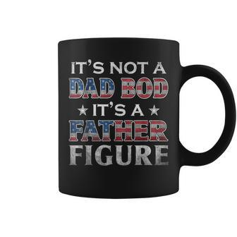 Its Not A Dad Bod Its A Father-Figure American Flag Coffee Mug | Mazezy