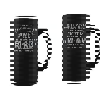 Its Not Easy Being My Wifes Arm Candy Here I Am Nailing It Coffee Mug | Mazezy