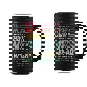 Its Not Easy Being My Wifes Arm Candy Here I Am Nailing It Coffee Mug | Mazezy