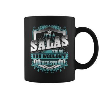 It's A Salas Thing You Wouldn't Understand Name Vintage Coffee Mug - Seseable