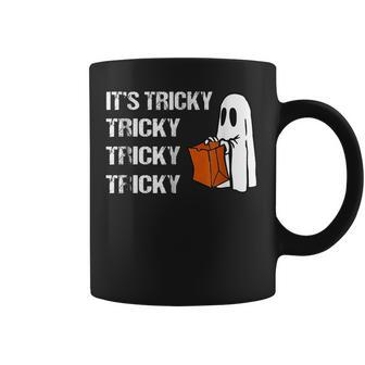 Its Tricky Ghost Boo Halloween Coffee Mug - Monsterry AU