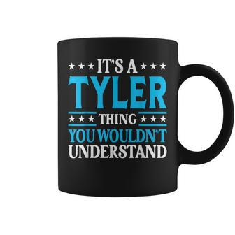 It's A Tyler Thing Surname Team Family Last Name Tyler Coffee Mug | Mazezy