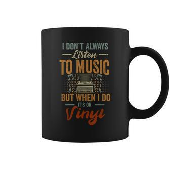 It's On Vinyl Records Player Record Collector Music Lover Coffee Mug | Mazezy