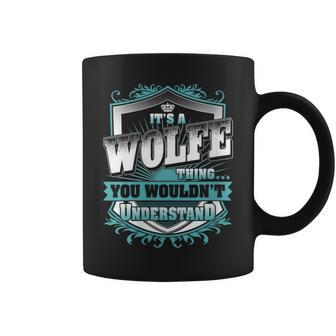 It's A Wolfe Thing You Wouldn't Understand Name Vintage Coffee Mug - Seseable
