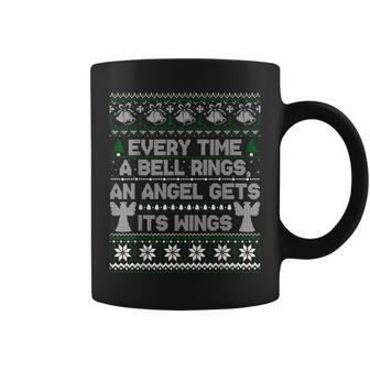 It's A Wonderful Life Every Time A Bell Rings Ugly Sweater Coffee Mug - Thegiftio UK