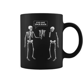 I've Got Your Back Skeleton Pun Coffee Mug - Thegiftio UK