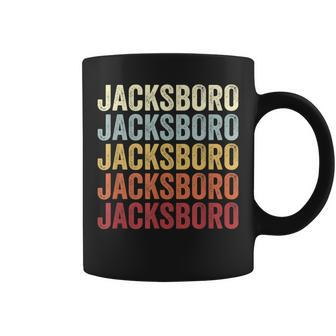 Jacksboro Tennessee Jacksboro Tn Retro Vintage Text Coffee Mug | Mazezy
