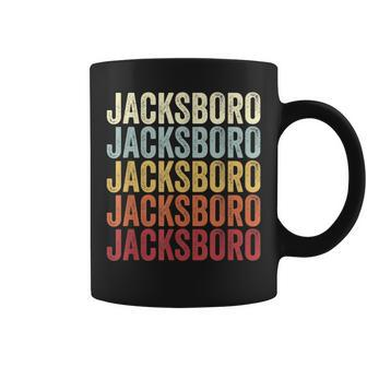 Jacksboro Texas Jacksboro Tx Retro Vintage Text Coffee Mug | Mazezy