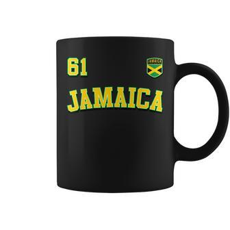 Jamaica 61 Independence Day 2023 Jamaican Flag Clothing Jamaican Flag Gifts Coffee Mug | Mazezy