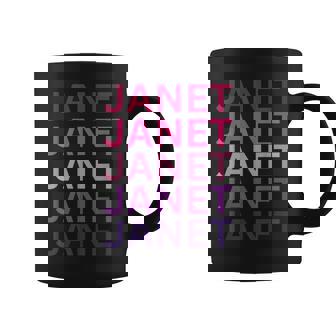 Janet First Name I Love Janet Coffee Mug | Mazezy