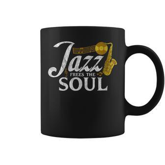 Jazz Music For Jazz Lovers Saxophone Coffee Mug | Mazezy