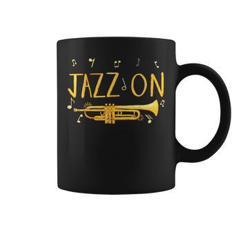 Jazz Music T For Jazz Lover And Trumpet Player Coffee Mug | Mazezy