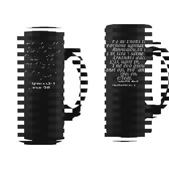 Jeremiah 2911 Christian Bible Verse Coffee Mug | Mazezy