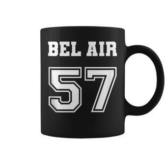 Jersey Style Bel Air 57 1957 California Vintage Muscle Car California Gifts And Merchandise Funny Gifts Coffee Mug | Mazezy