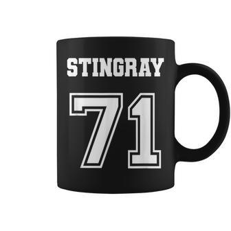 Jersey Style Stingray 71 1971 Vintage American Sports Car Coffee Mug | Mazezy