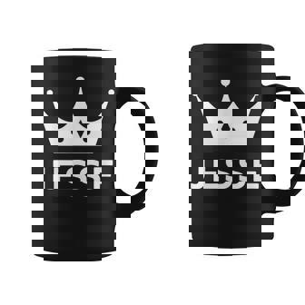 Jesse Crown King Custom Gift Name For Jesse Coffee Mug | Mazezy