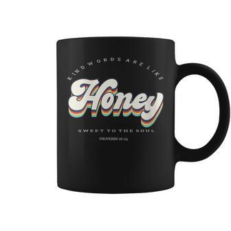 Jesus Chrisitan Proverbs 1624 Honey Kind Words Vintage Coffee Mug | Mazezy