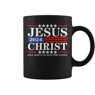Jesus Christ 2024 Only Jesus Can Save This Nation Men Women Coffee Mug | Mazezy